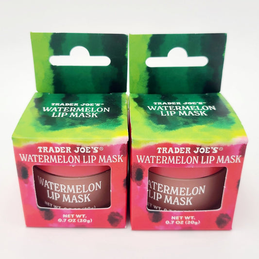 *2 Pack* Trader Joe’s Watermelon Lip Mask Hydrating Overnight Treatment Joes NEW