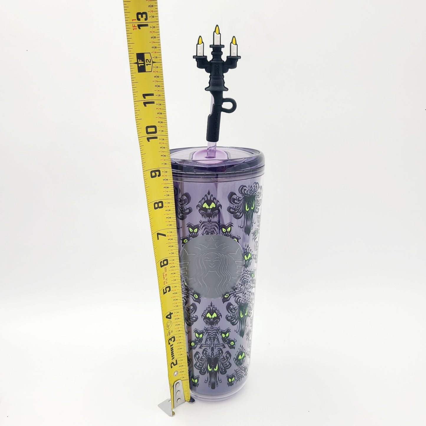 2026 Disney Parks Starbucks Haunted Mansion Wallpaper Travel 24 Oz Tumbler New