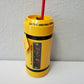 NEW Disney Parks Monsters Inc SCREAM Canister Sipper Cup Bottle w/ Sound Yellow