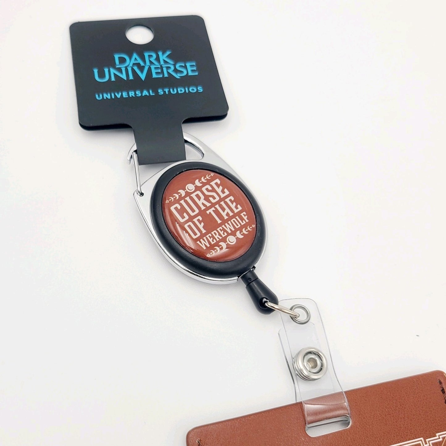 Universal Studios EPIC Dark Universe Curse Of The Werewolf Brown ID Badge Reel