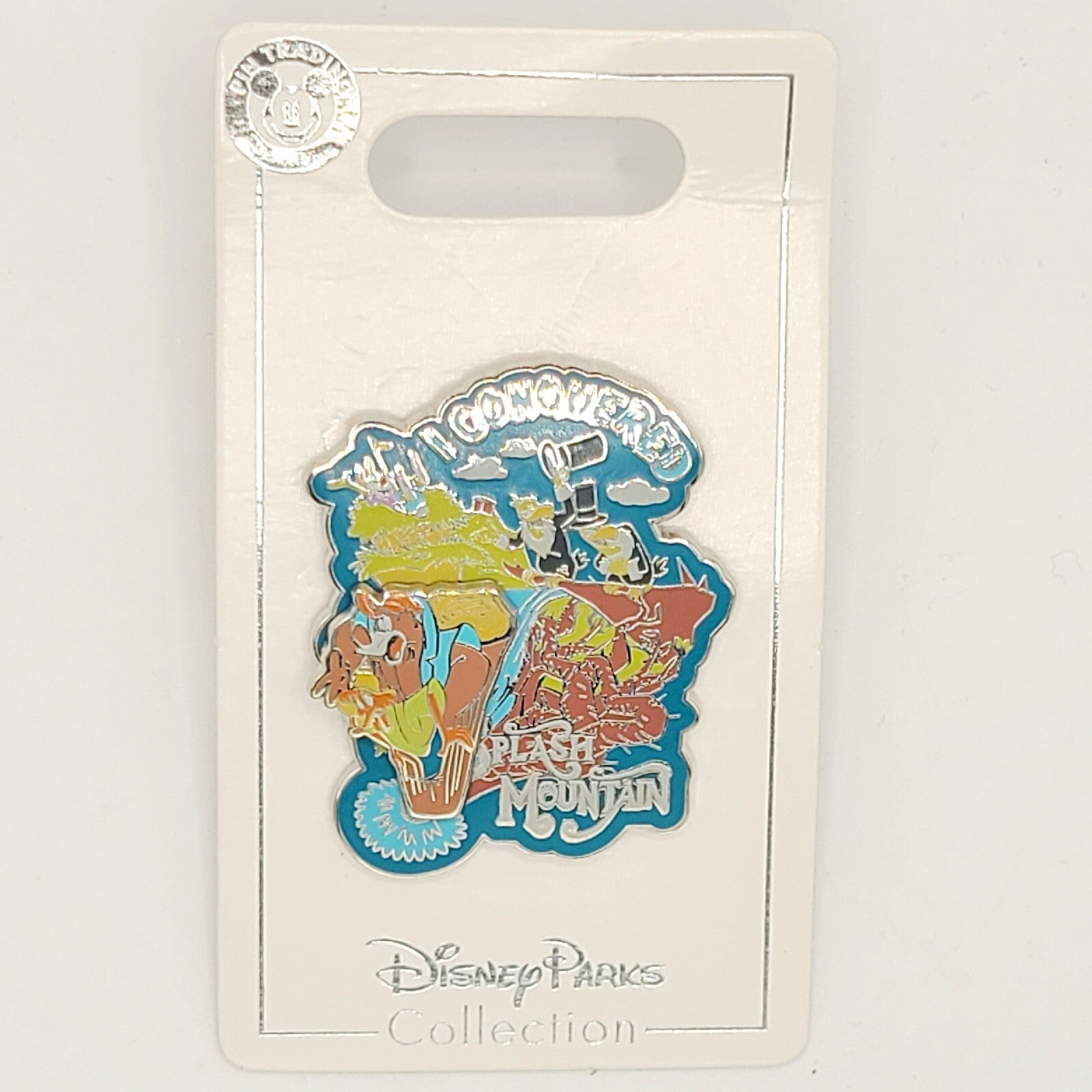 *Set of 2 Pins* Disney Parks Splash Mountain Brer Rabbit Fox Bear "I Conquered"