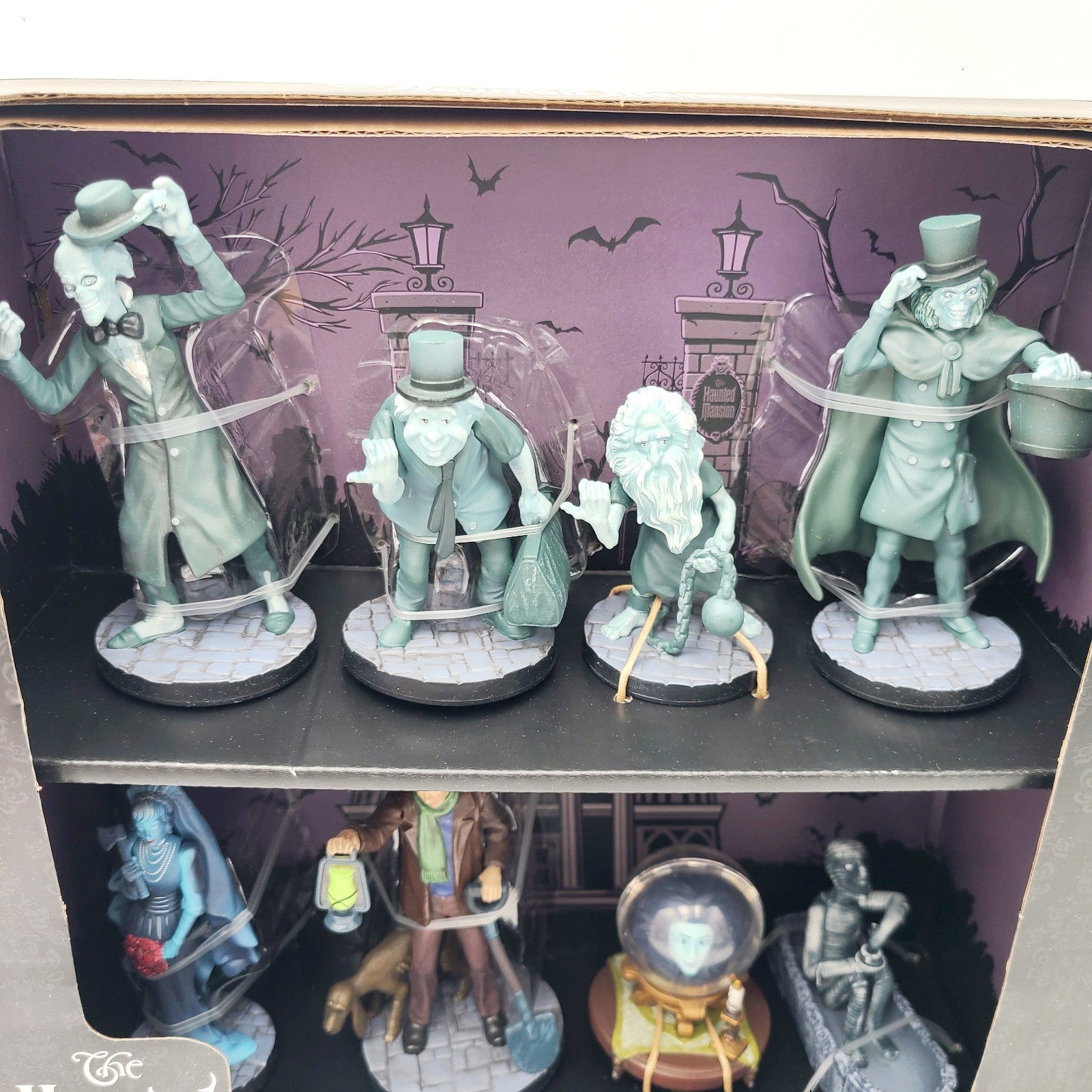 Disney Parks Haunted Mansion Figurine Play Set Cake Toppers Hatbox Bride Ghosts