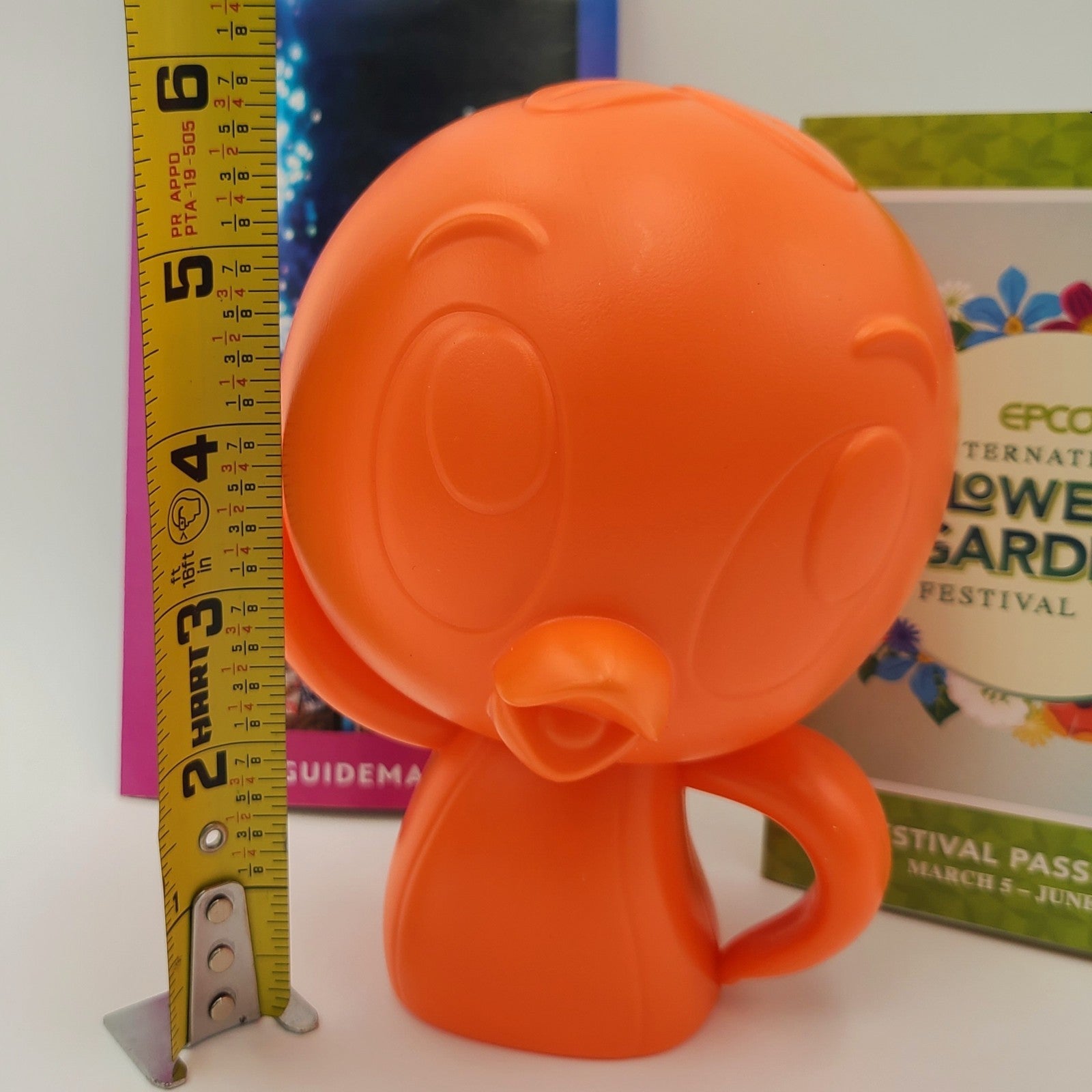 2025 Disney Parks Epcot Flower Garden Prize Small Watering Can Orange Bird NEW
