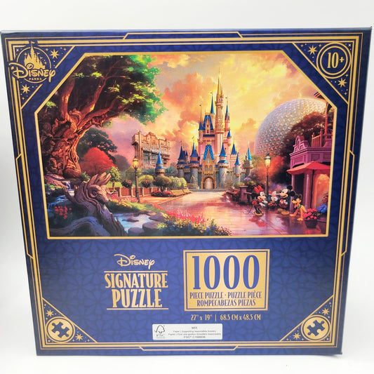 2025 Disney Signature Walt Disney World Four Parks One World 1000 Piece Puzzle