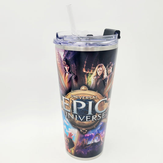 Universal Epic Universe Grand Opening Day May 22 2025 Stainless Steel Tumbler