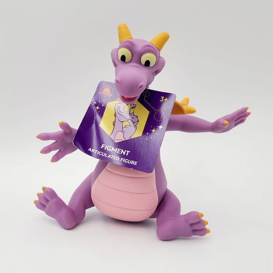 2025 Walt Disney World Parks Figment Epcot Center Articulated Plastic Figure 7”