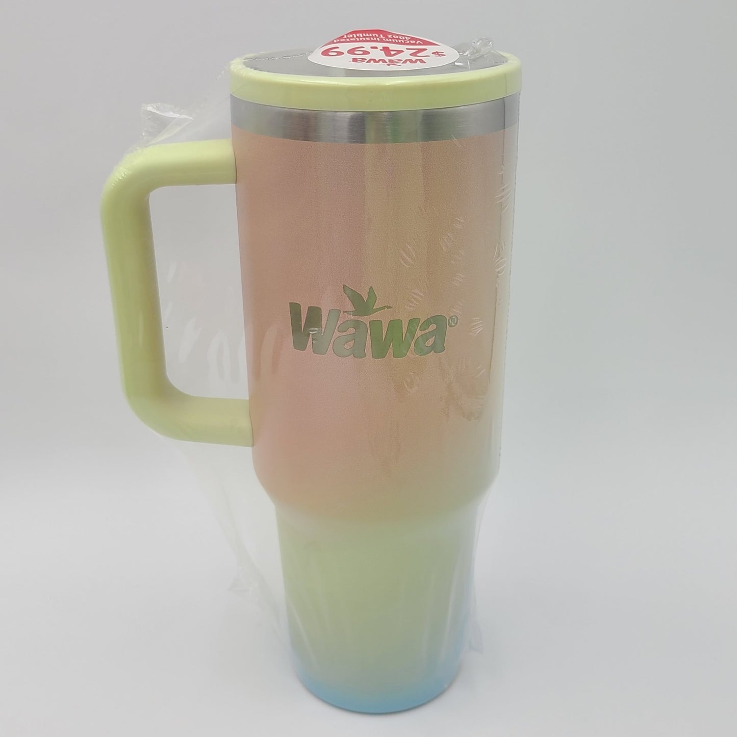 2026 WAWA Green Blue Orange XL Oasis Vacuum Tumbler Bottle Mug 40 oz  Limited LE