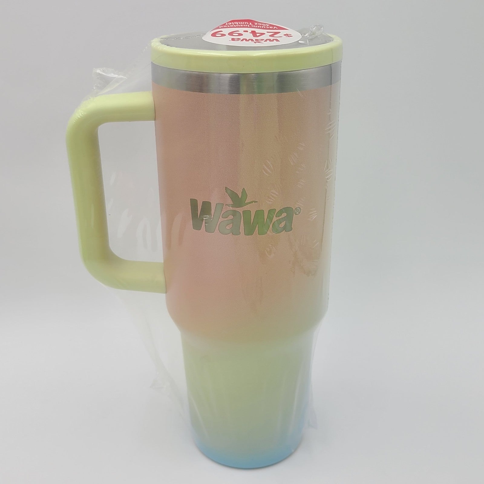 2026 WAWA Green Blue Orange XL Oasis Vacuum Tumbler Bottle Mug 40 oz  Limited LE