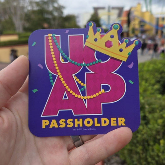 Universal Studios Orlando Annual Passholder Magnet UOAP 2026 Mardi Gras NEW