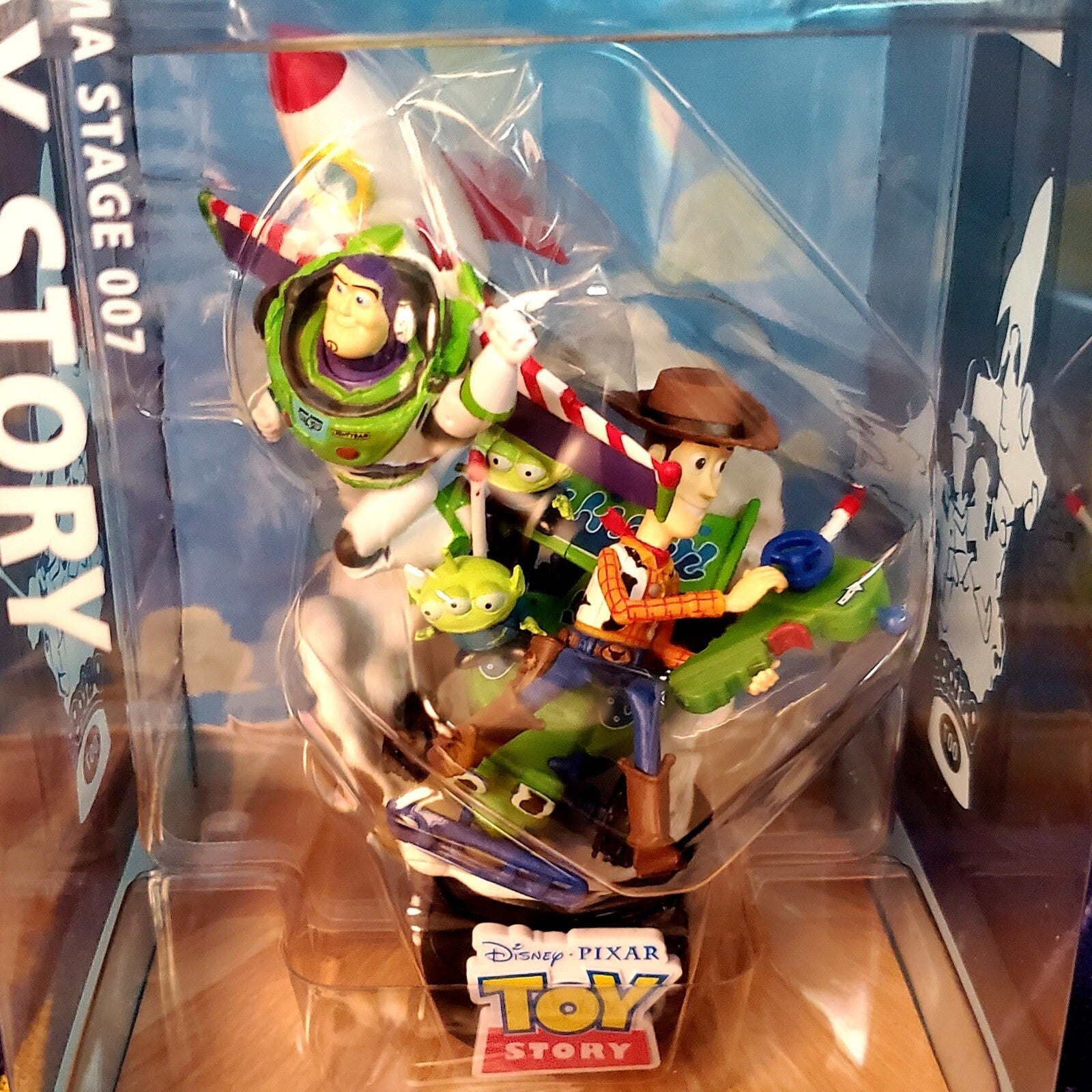 Disney Parks Beast Kingdom D-Stage DS-007 Toy Story Diorama Woody Buzz Lightyear