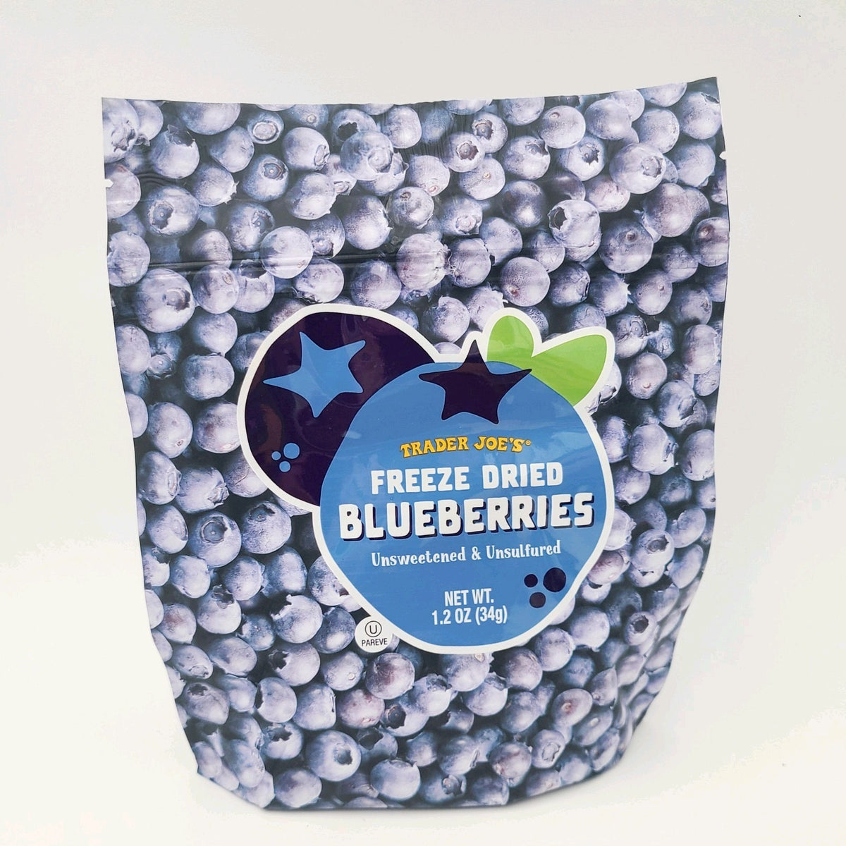Trader Joe's Freeze Dried BLUEBERRIES Blueberry Snack Healthy Long Shelf Life