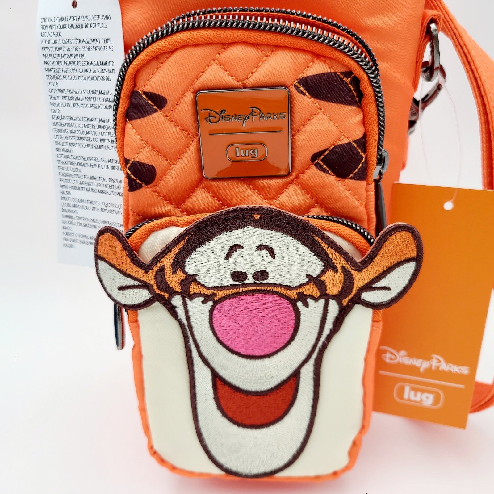 Tigger 2025 Disney Parks Lug Huggie Bag Water Bottle Holder Winnie The Pooh New