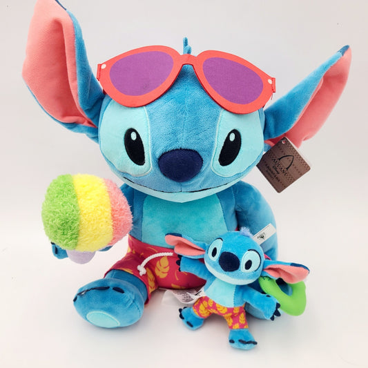*Plush & Keychain* 2025 Disney Parks Aulani Resort Stitch Snow Cone Live Action