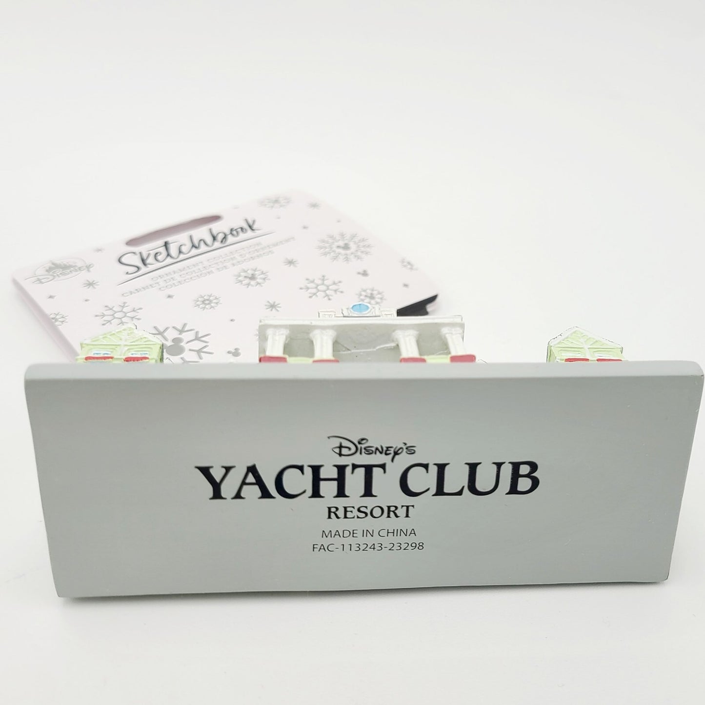 NEW 2024 Disney World Parks Yacht Club Resort Mickey Minnie Christmas Ornament