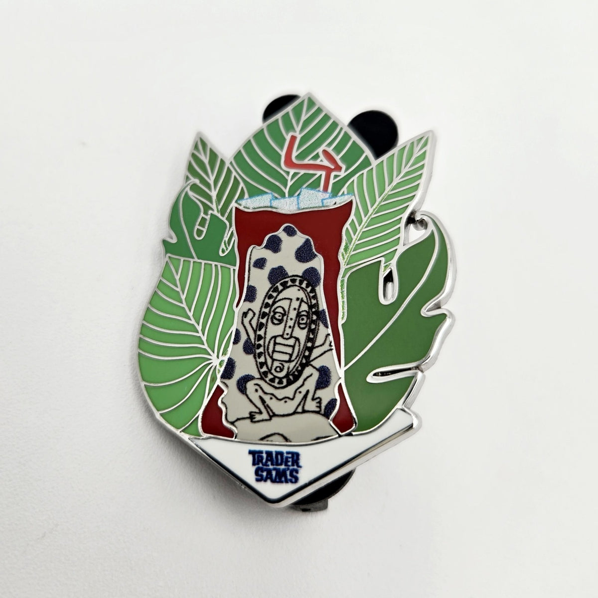 Disney Parks Trader Sam’s Red Krakatoa Volcano Tiki Mug Mystery Pin Polynesian