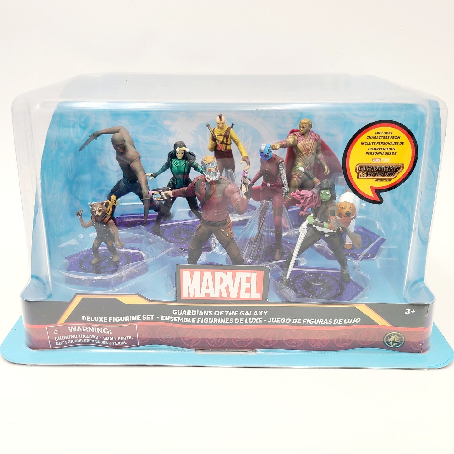 Disney Park Marvel Guardians of the Galaxy Vol. 3 Deluxe Figure Set Cake Toppers
