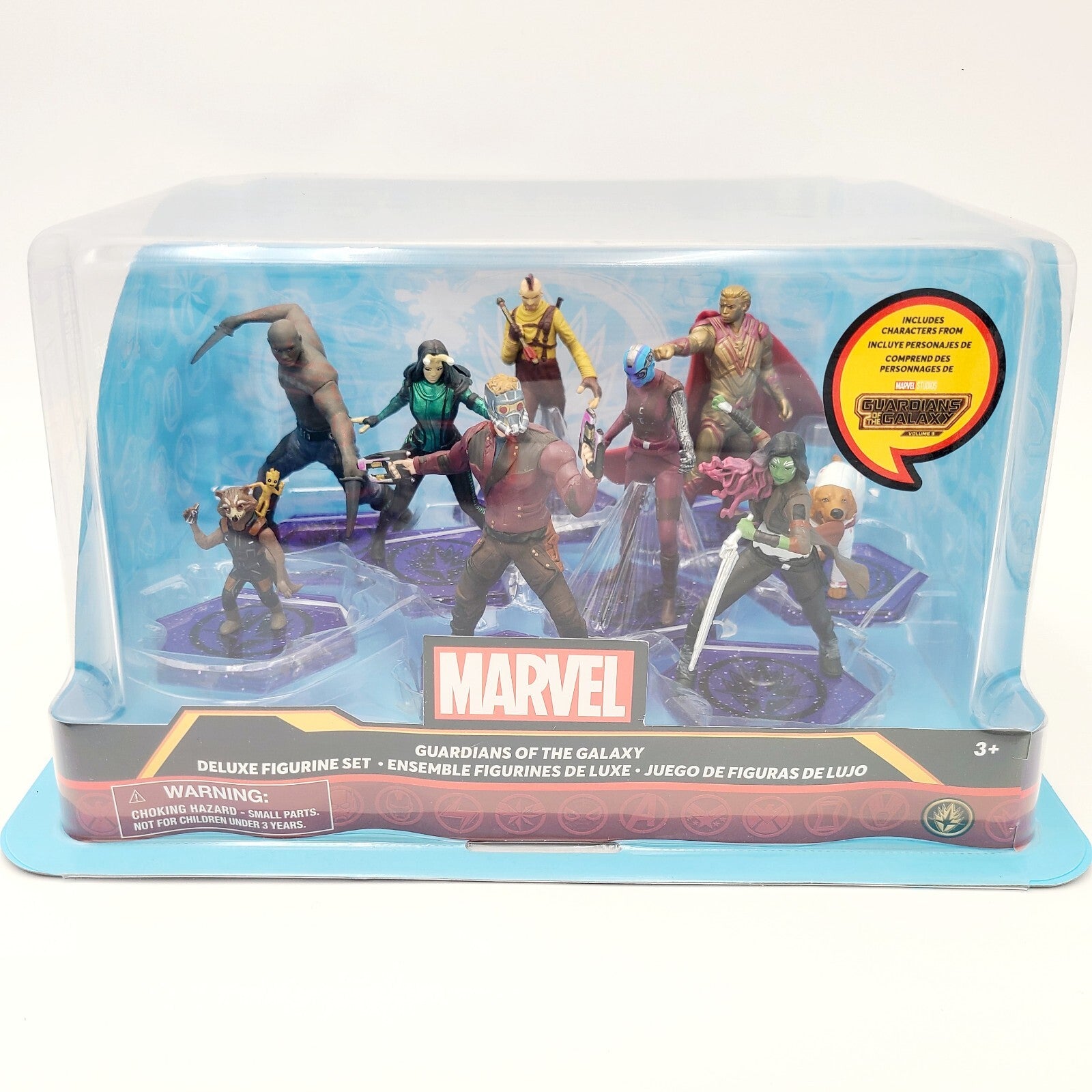 Disney Park Marvel Guardians of the Galaxy Vol. 3 Deluxe Figure Set Cake Toppers
