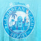 *LARGE Shirt* Walt Disney World Park Caribbean Beach Resort Blue WDW NEW