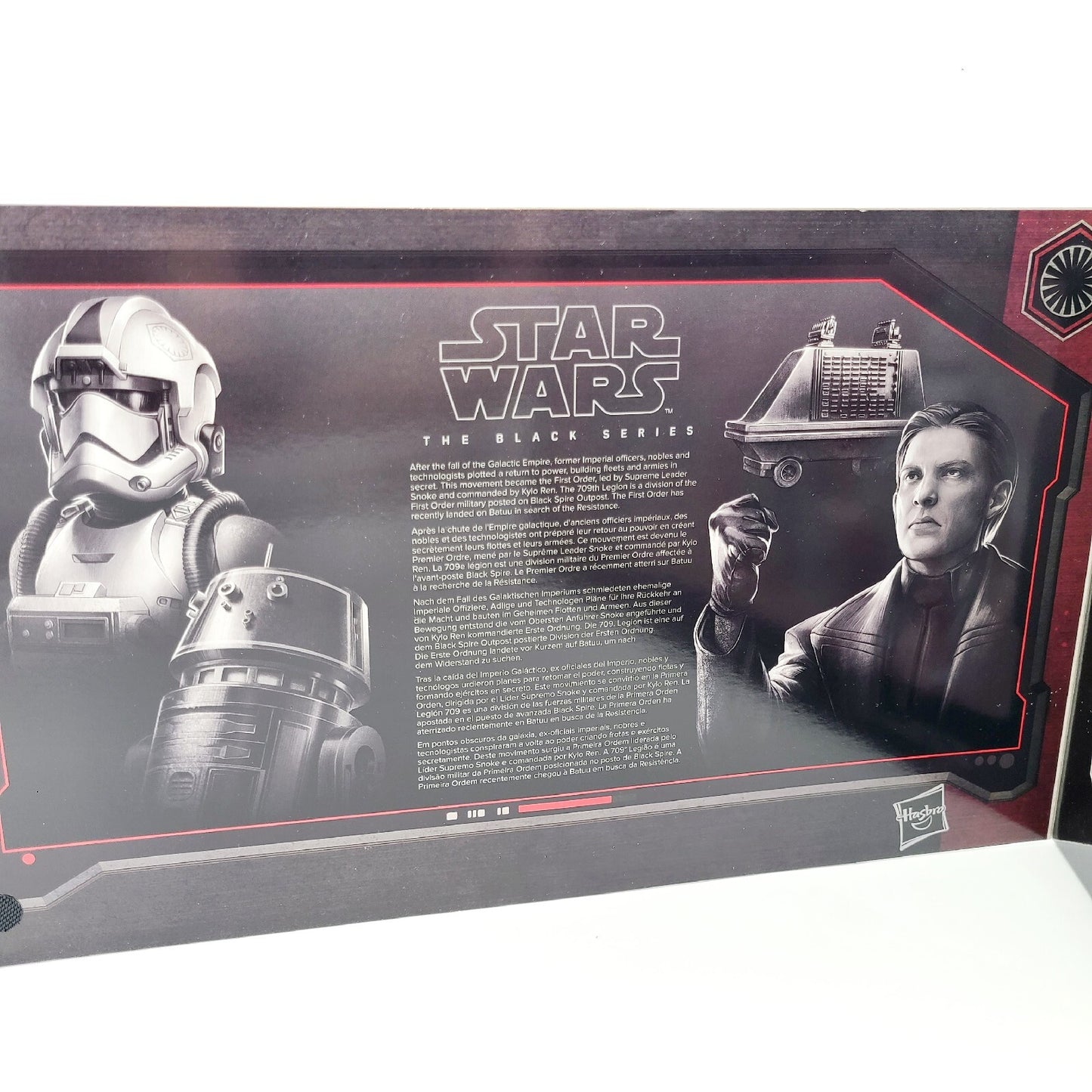 Star Wars Black Series Galaxy Edge First Order Disney Parks Set Hux R5 AT-AT 4pk