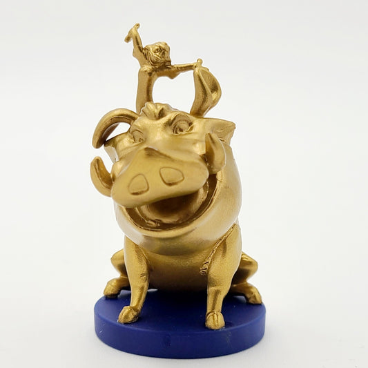 Walt Disney World Parks 50th Anniv Fab 50 Gold Figure Timon & Pumbaa Lion King