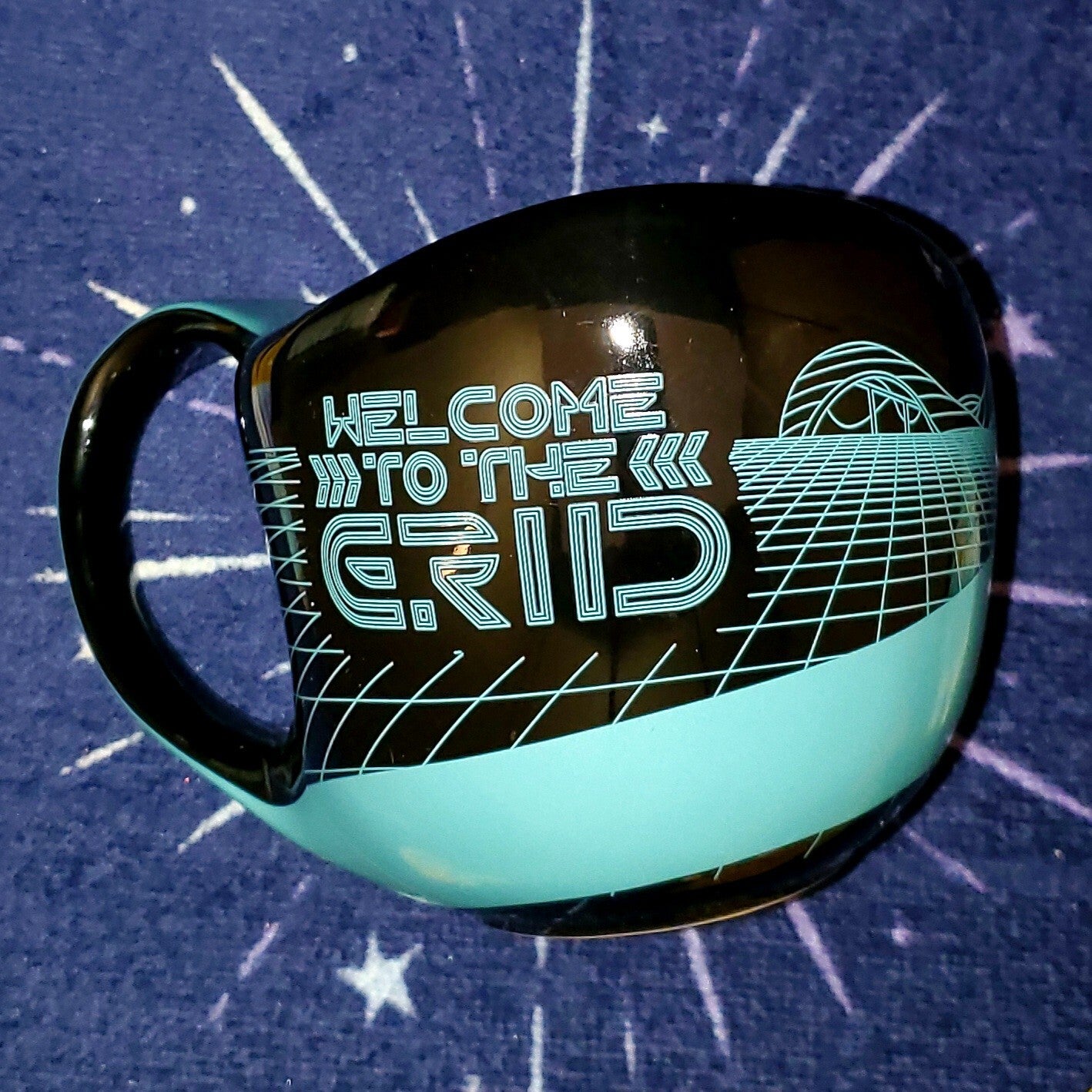 NEW Walt Disney World Parks 2023 Tron Lightcycle Run Welcome To The Grid Mug