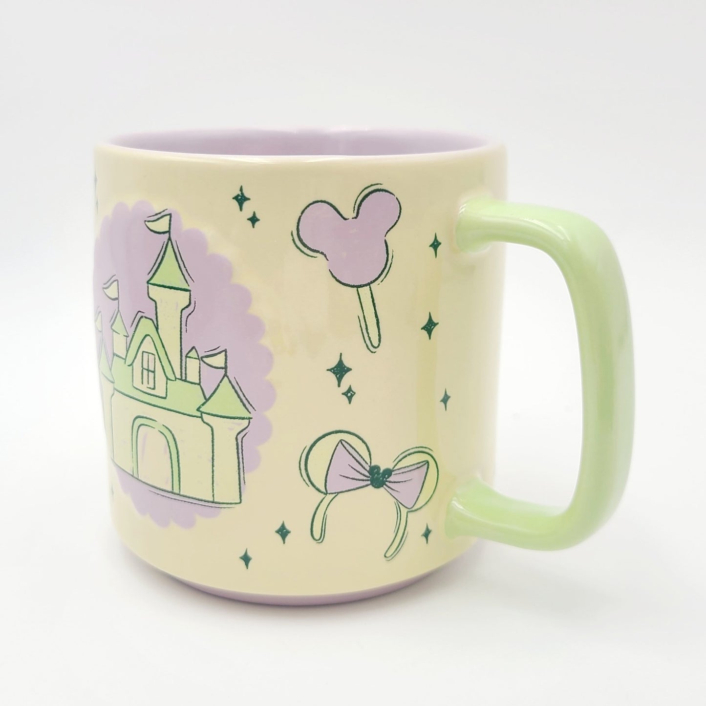 Disney Parks 2026 Starbucks Summertime Castle Lavender Matcha Ceramic Coffee Mug