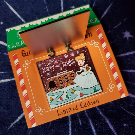 2021 Disney Contemporary Christmas Gingerbread Collection Pin Cinderella WDW