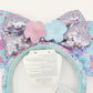 2026 Disney Parks Stitch & Angel Hibiscus Spring Minnie Ear Headband Ears New
