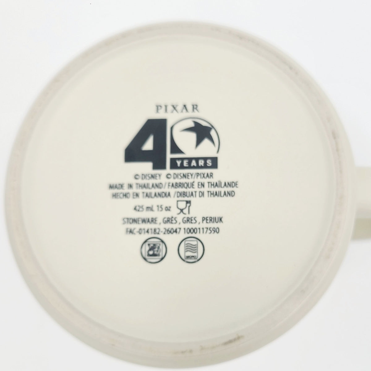 Walt Disney World Parks 2026 Pixar 40th Anniversary Ceramic 15oz Coffee Mug NEW