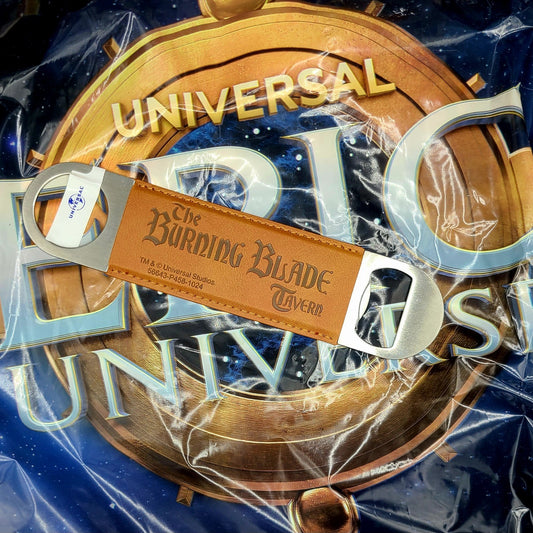 *Bottle Opener* EPIC Dark Universe Burning Blade Tavern Tool Universal Studios