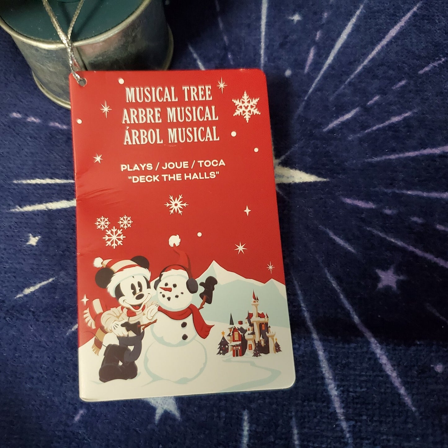 2021 Disney Parks Mickey Minnie Christmas Tree Music Box Happy Holly Days Walt's