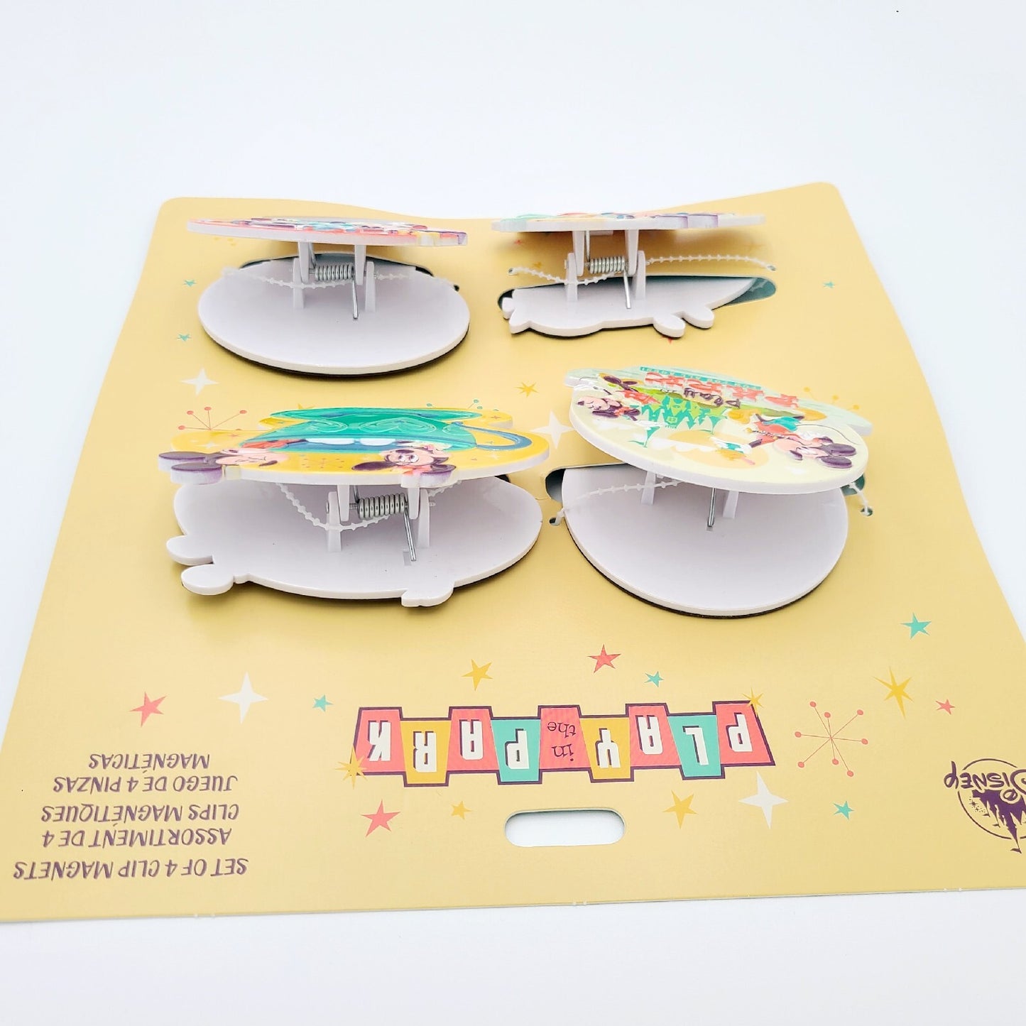 Set of 4 Disney Parks Play In The Park Fridge Magnet Chip Clips Haunted Mansion
