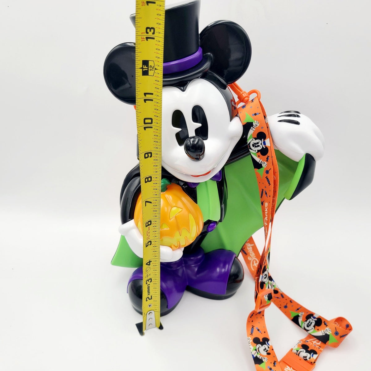 IN HAND Disney Parks 2026 Halloween Vampire Mickey Mouse Pumpkin Popcorn Bucket