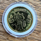 *2024 Cowboy Mickey Coin* Walt Disney World Park Golden Color Metal Medallion
