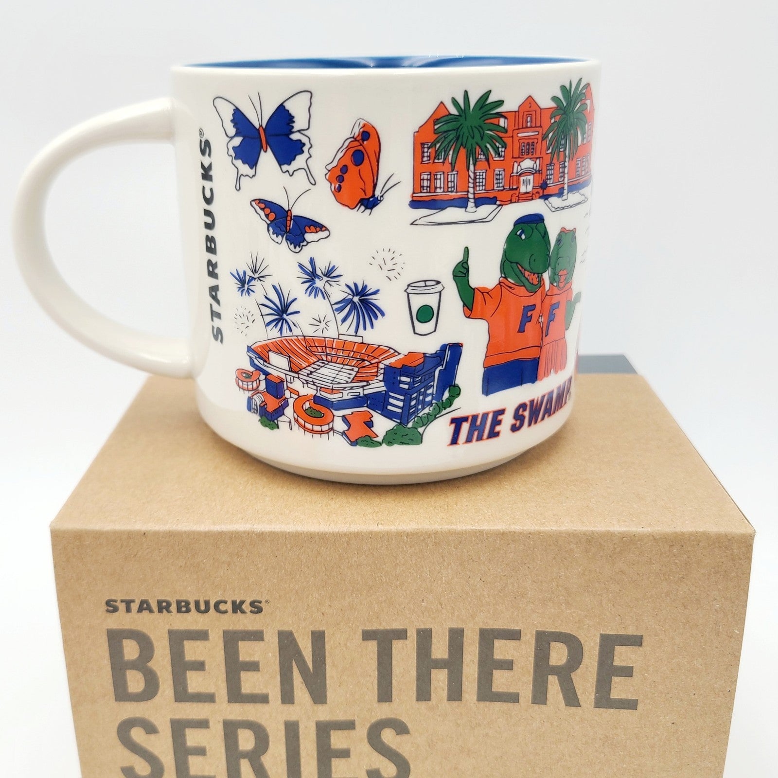 Starbucks University of Florida Gators Ceramic Been There Series Coffee Mug Cup