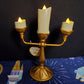 NEW Disney Parks Beauty And The Beast Lumiere Light Up Candelabra Figure 11”