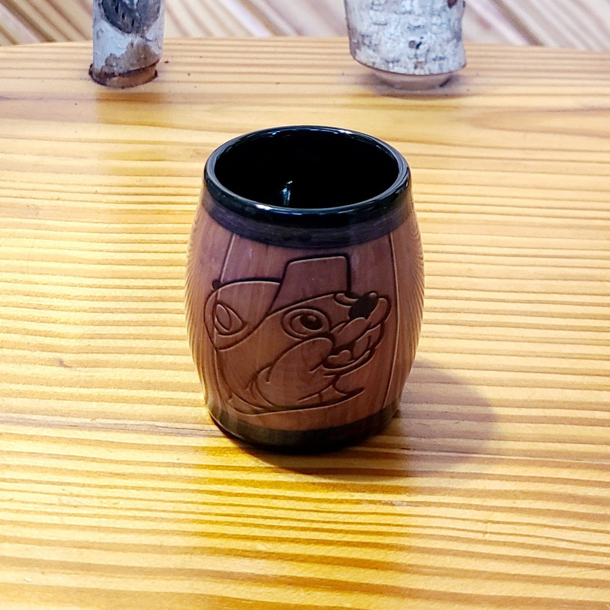 *Mug & Shotglass Set* Buc-ee’s Bucees Beaver Brown Barrel Coffee Collectible