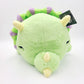 NEW Universal Studios Jurassic Park World Sleeping Triceratops Green Plush Toy