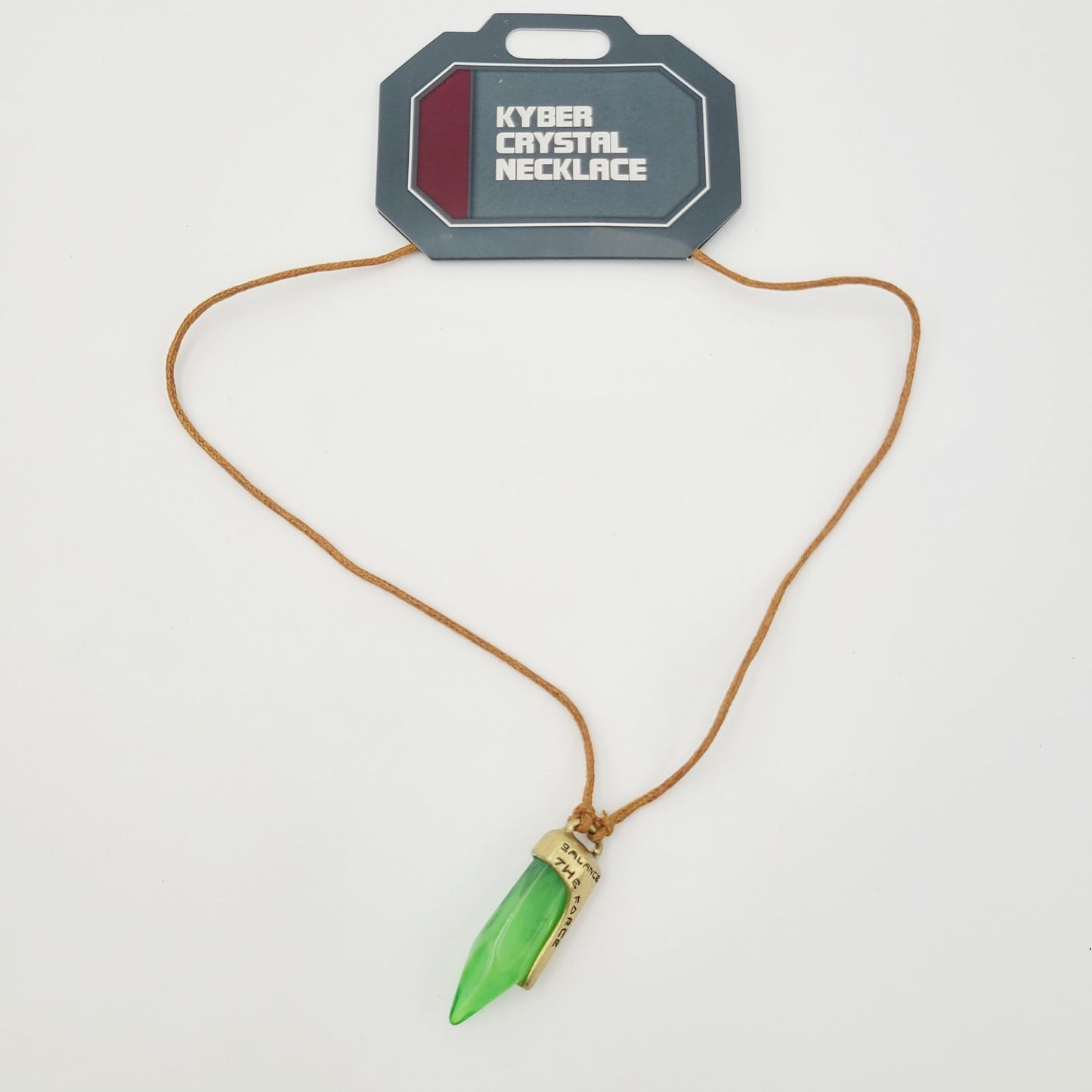 Disney Parks Star Wars Galaxy’s Edge Dok-Ondar's GREEN Kyber Crystal Necklace