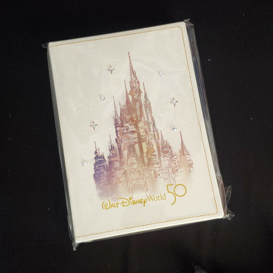 2021 Walt Disney World Parks 50th Anniversary Cinderella Castle Notebook Journal