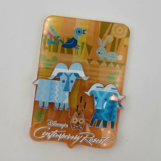 *MAGNET* Walt Disney World Parks Contemporary Resort 5 Legged Goat Mary Blair