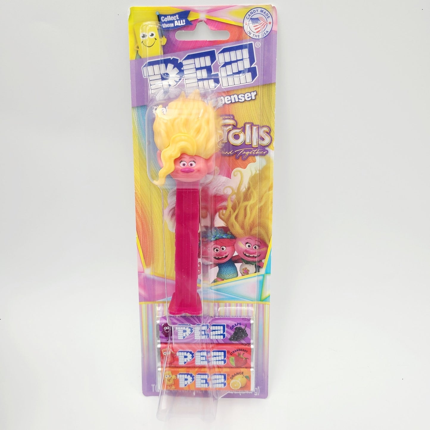 *Set of 2* Trolls Band Together Pez Dispensers Branch & Viva Universal Studios