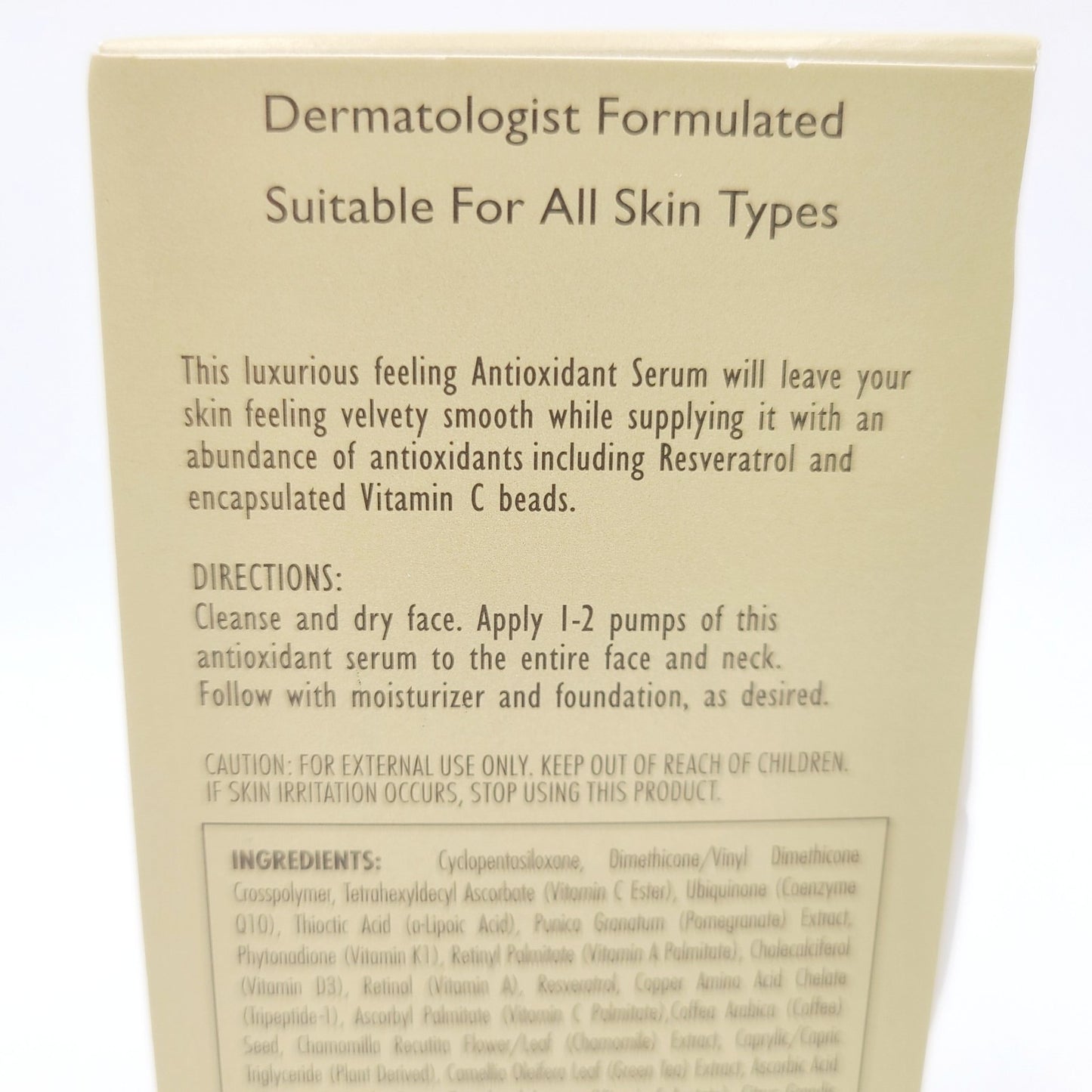 Trader Joe's Nourish Antioxidant Facial Serum, Hydrating Vitamin Formula 1 Fl Oz