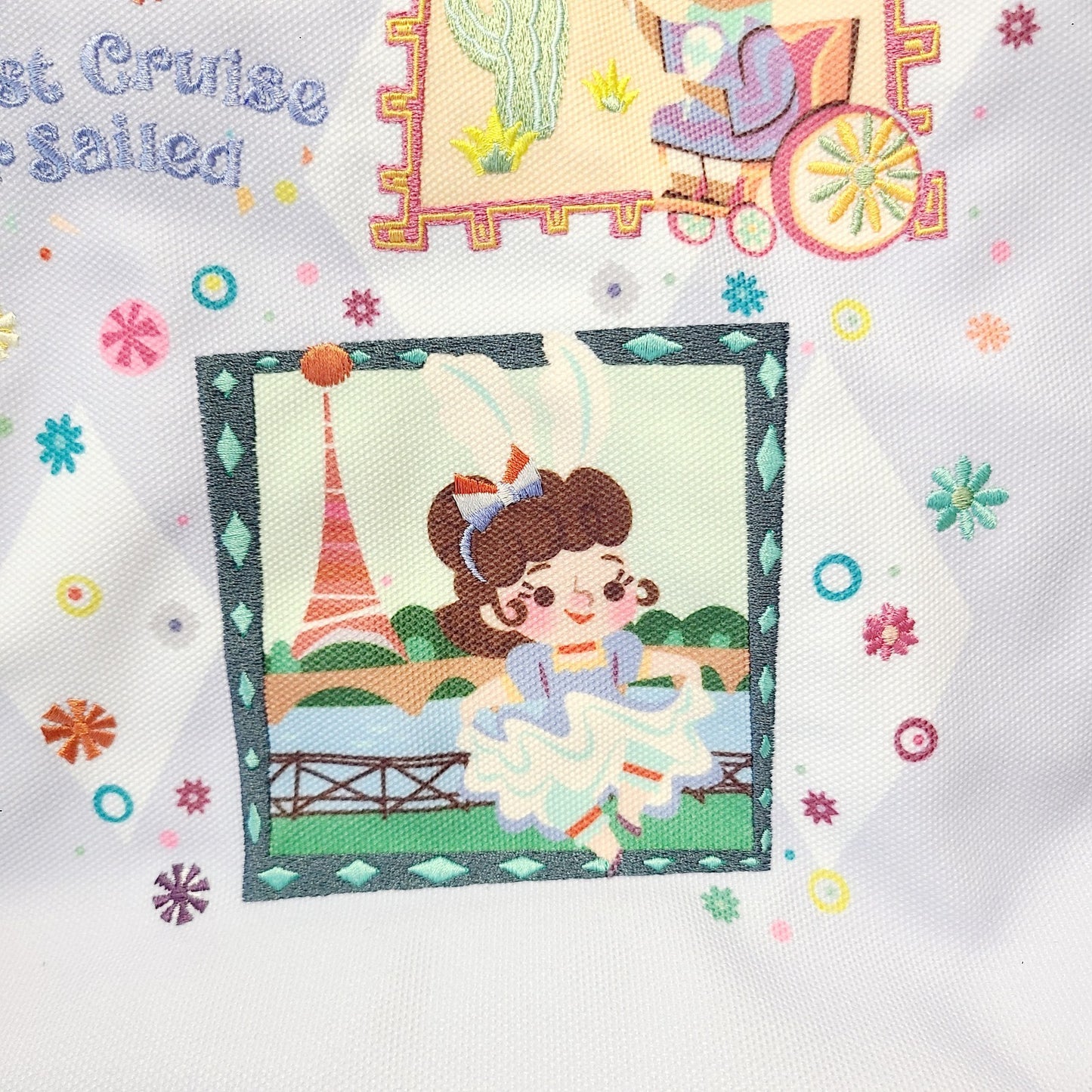 2026 Walt Disney World Parks It’s A Small World Collection Canvas Tote Bag New