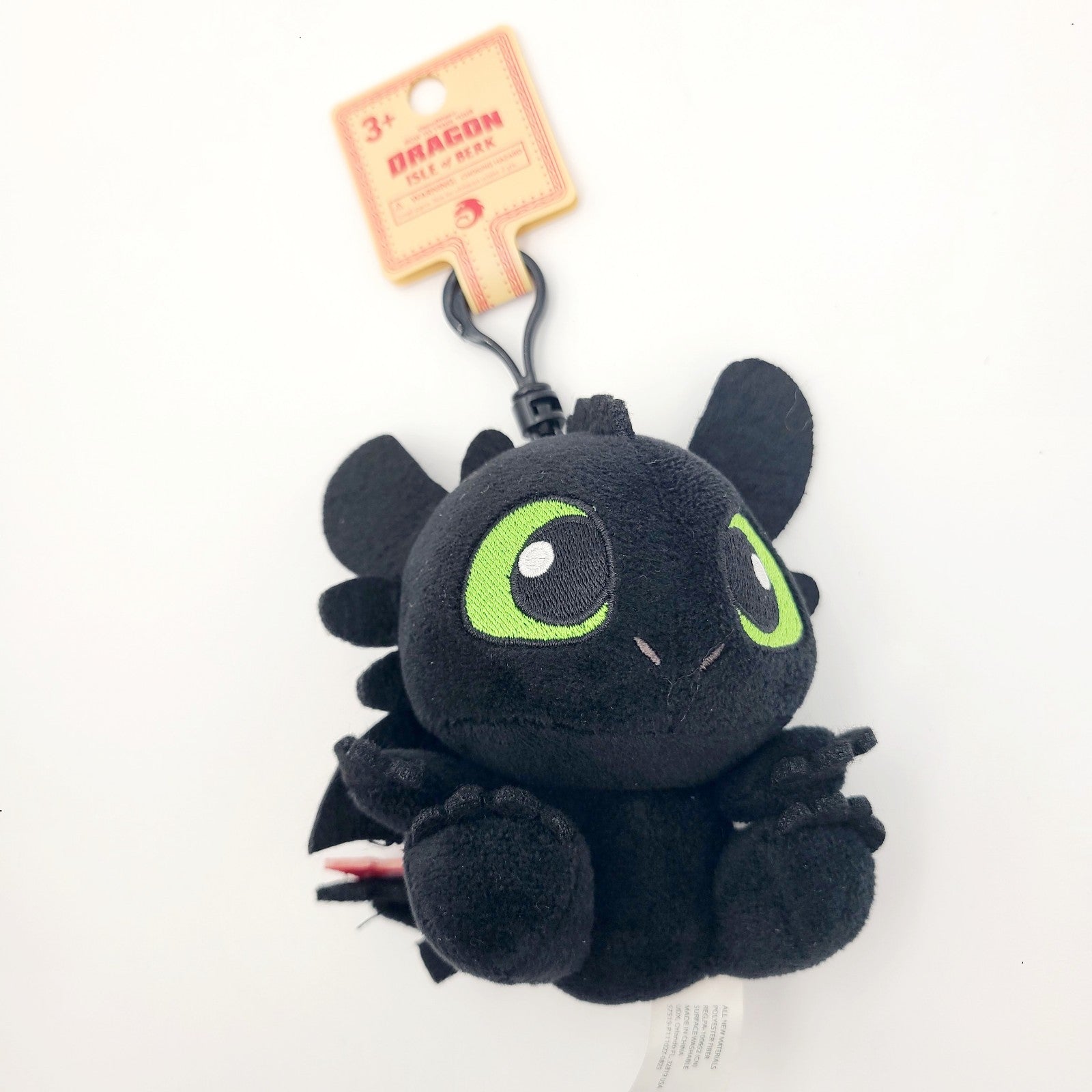 Universal Studio EPIC Universe How To Train Your Dragon Toothless Plush Keychain