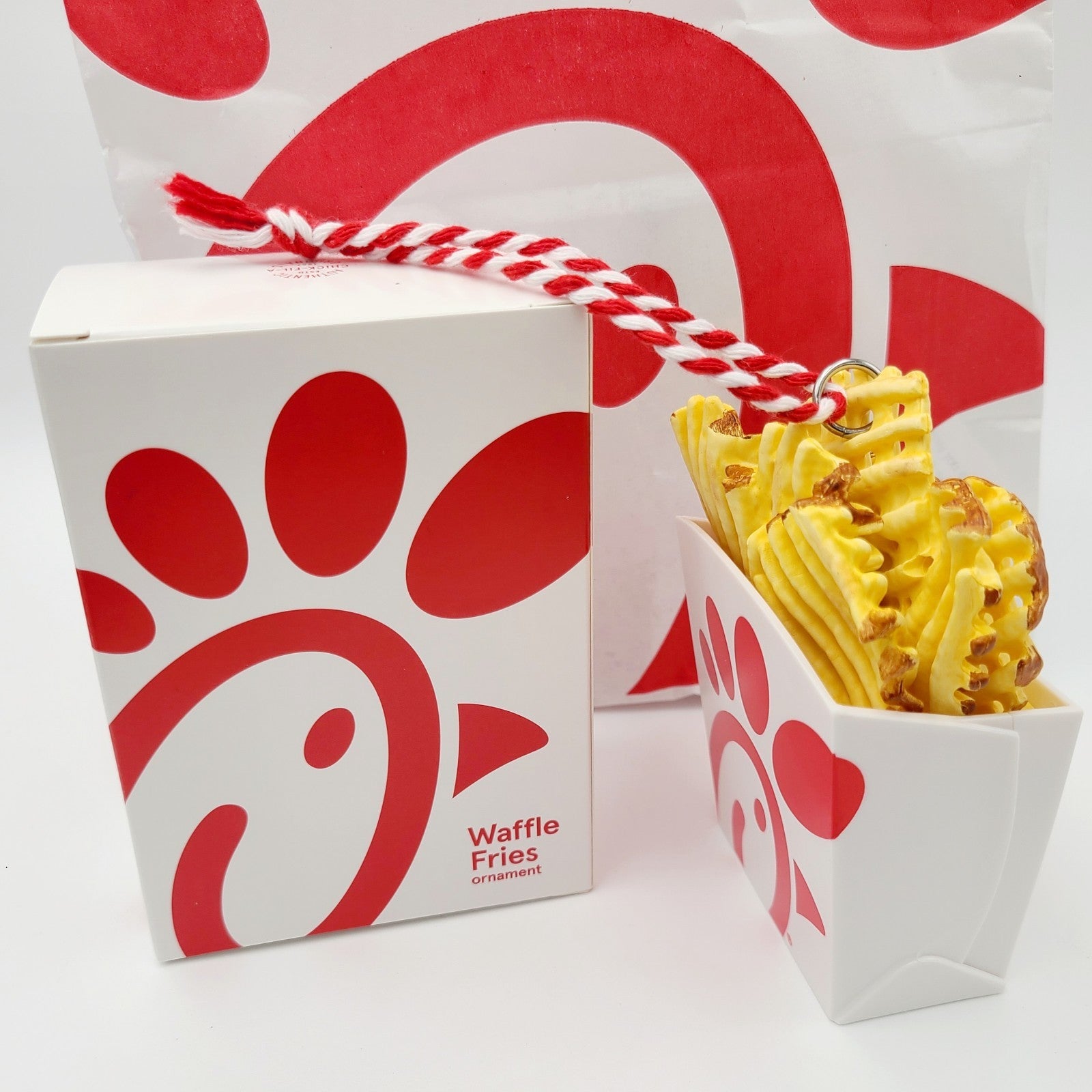 *2025 Waffle Fry Ornament* Chick Fil A Christmas Limited CFA Chicken Fast Food