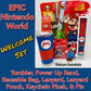 Mario Welcome Set EPIC Universe Super Nintendo World Tumbler Power Band Lanyard