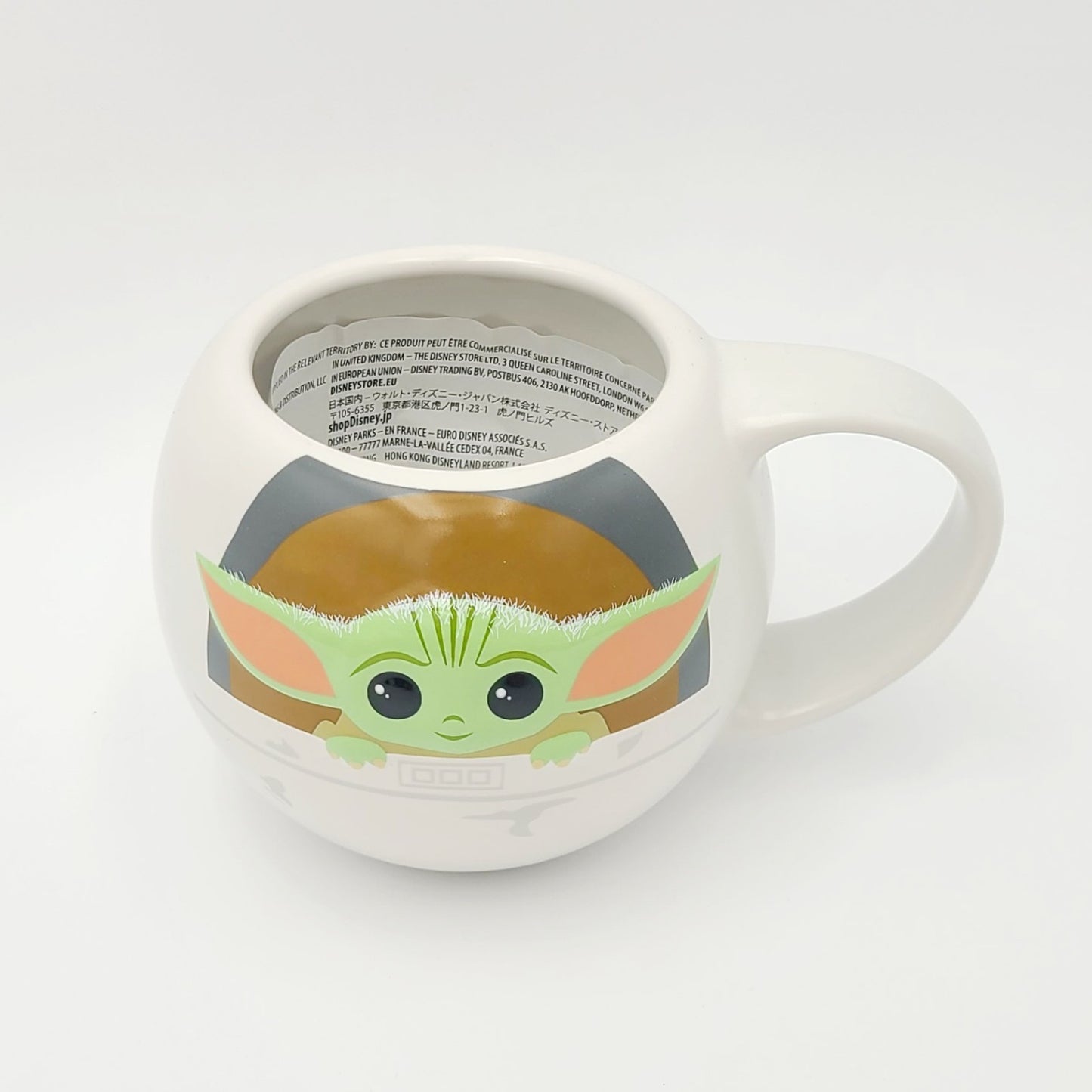 Disney Park Star Wars 16oz Coffee Mug Cup Mandalorian The Child Baby Yoda Grogru