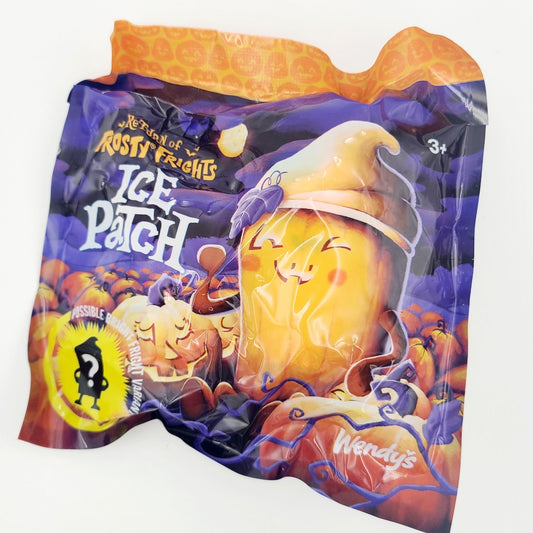 WENDYS FROSTY FRIGHTS 2025 Ice Patch Semi-Sealed Normal Variant Kids Meal Orange