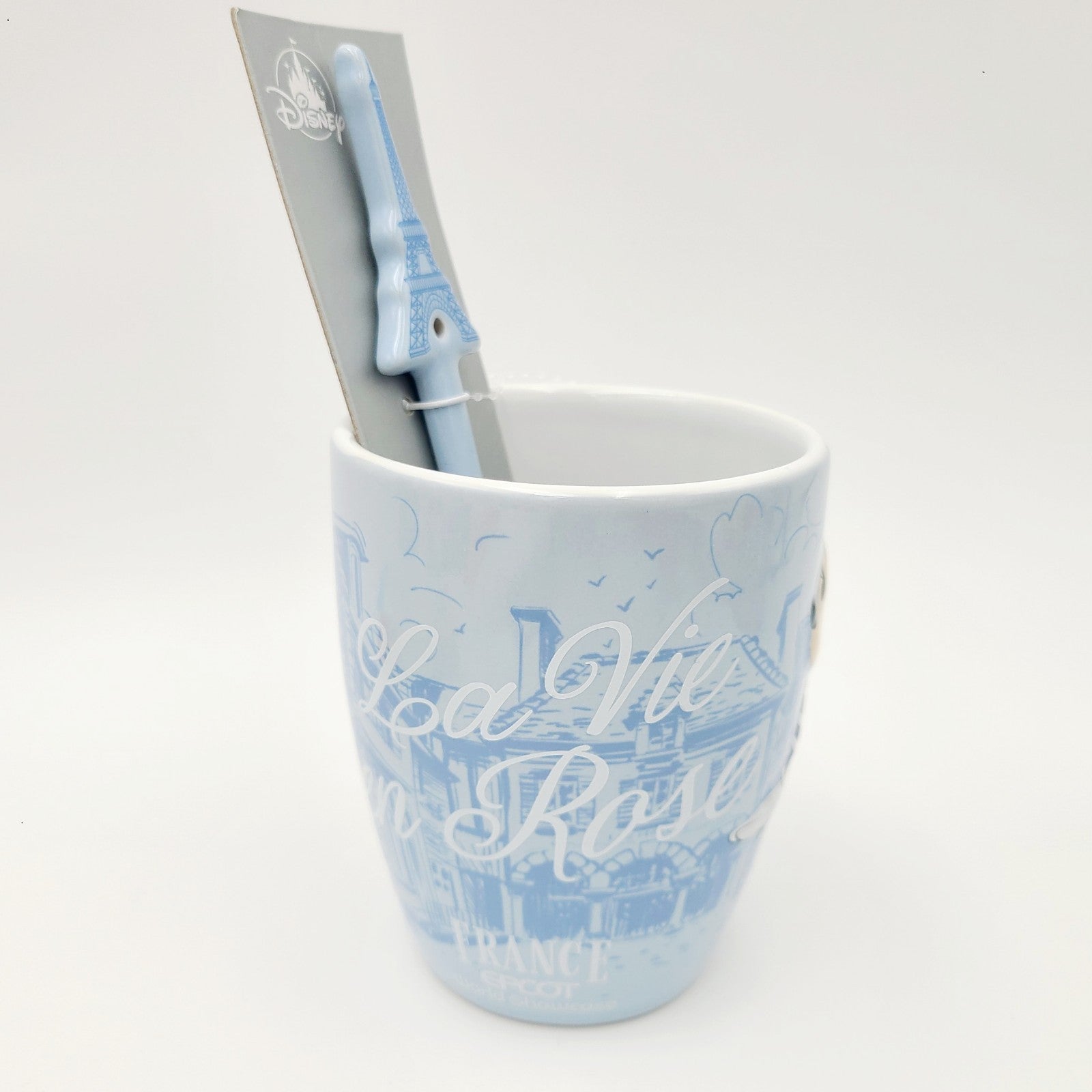 NEW Walt Disney World Parks EPCOT France French Minnie Mouse Paris Mug & Spoon
